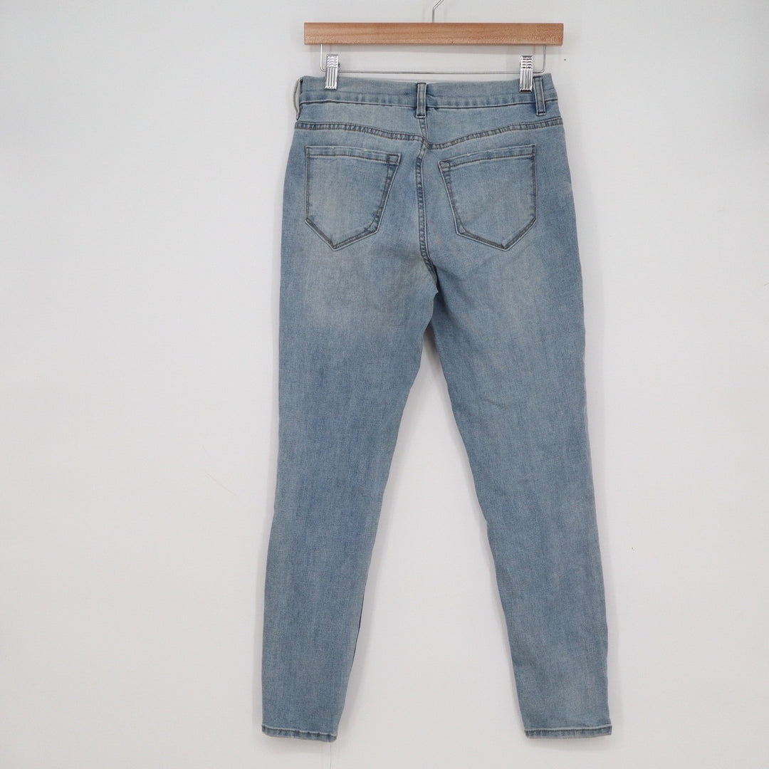 Kensie Jeans Ultimate High Rise Skinny Light Wash Denim Size 6/28 Ankle Length