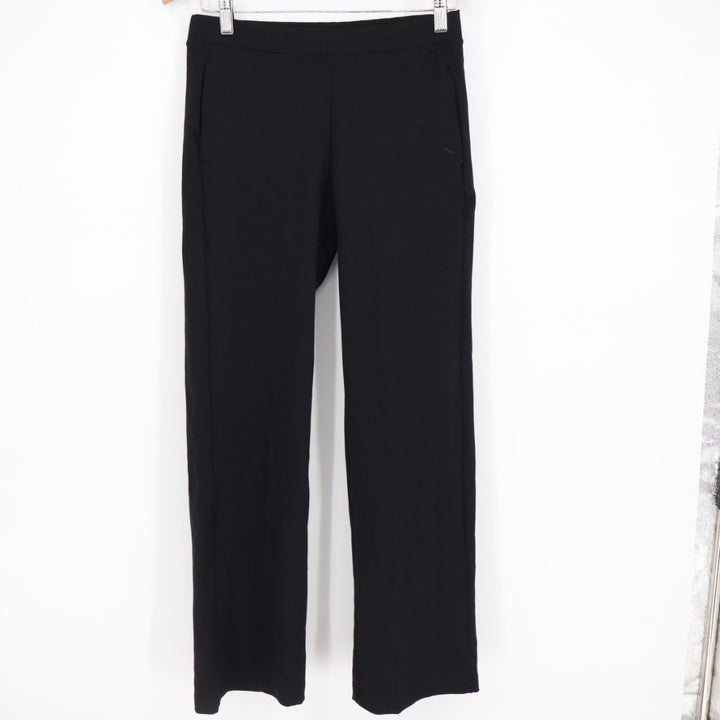 American Giant Pants Womens XS Black Stretch Elastic Waist Straight Leg Outdoor