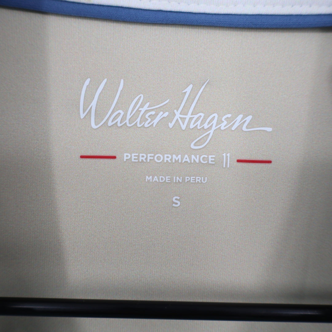 Walter Hagen Mens P11 Performance Polo Shirt Resort Landscape Multi Blue Small