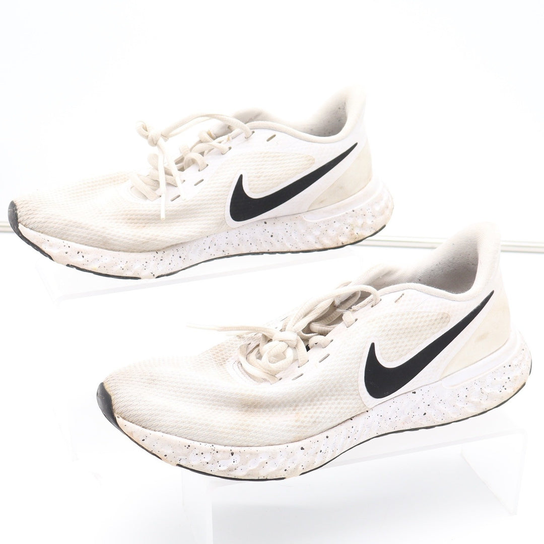 Nike Revolution 5 Running Shoes White Black DJ6009-100 Size 9
