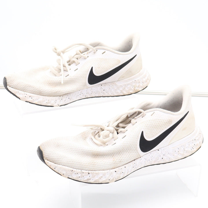 Nike Revolution 5 Running Shoes White Black DJ6009-100 Size 9