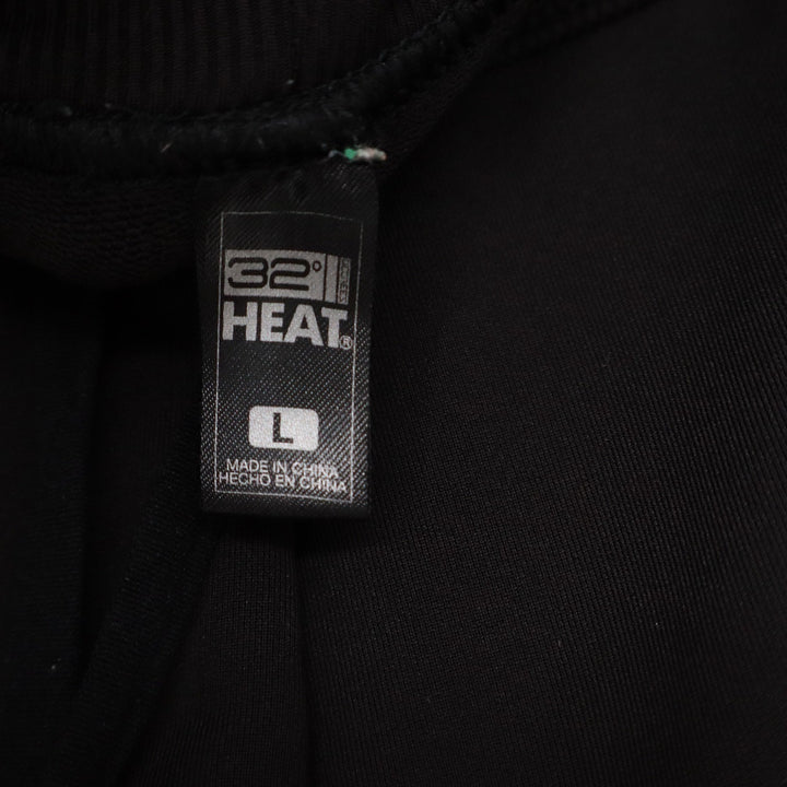 32 Degrees Heat Mens Black Tech Fleece Jogger Pants Size L Drawstring Activewear