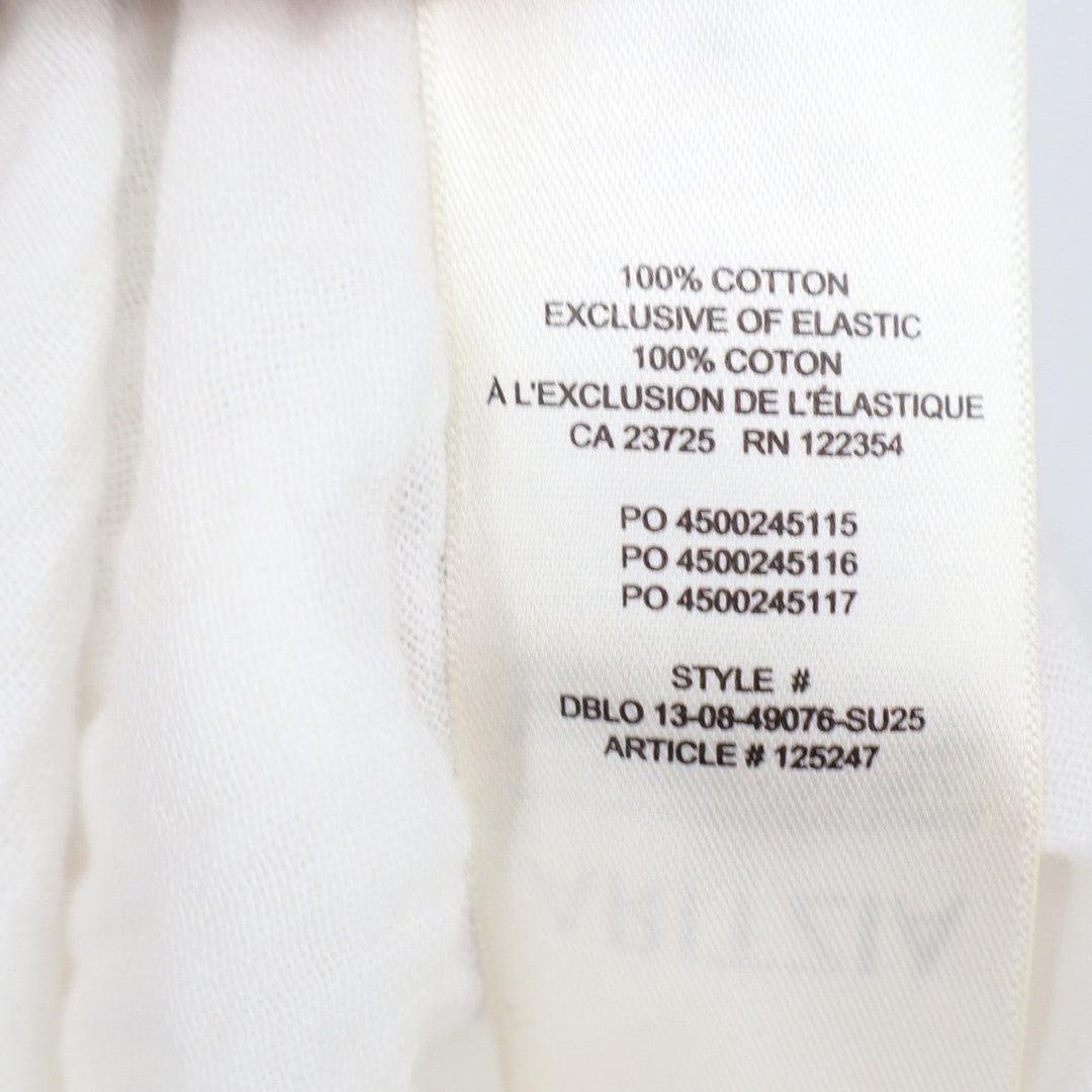 Little Moon Aritzia Aries White AirPlush Organic Cotton Gauze Midi Dress XS NEW