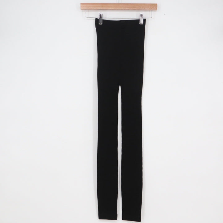 Gap Original Black Leggings M/L Solid High Waisted Full Length Polyester Spandex