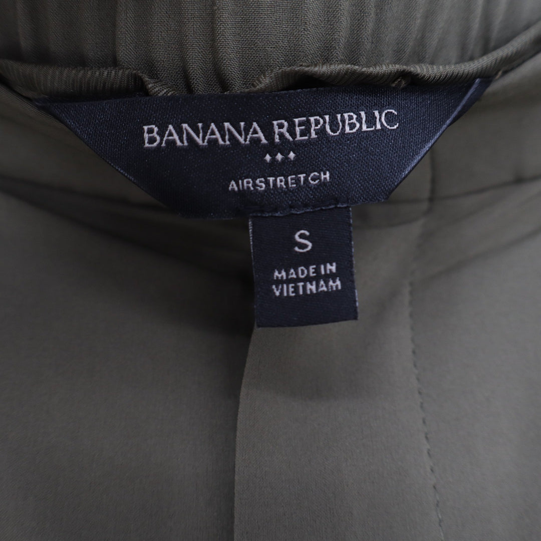 Banana Republic Airstretch Tapered Pants Mens Small Olive Green