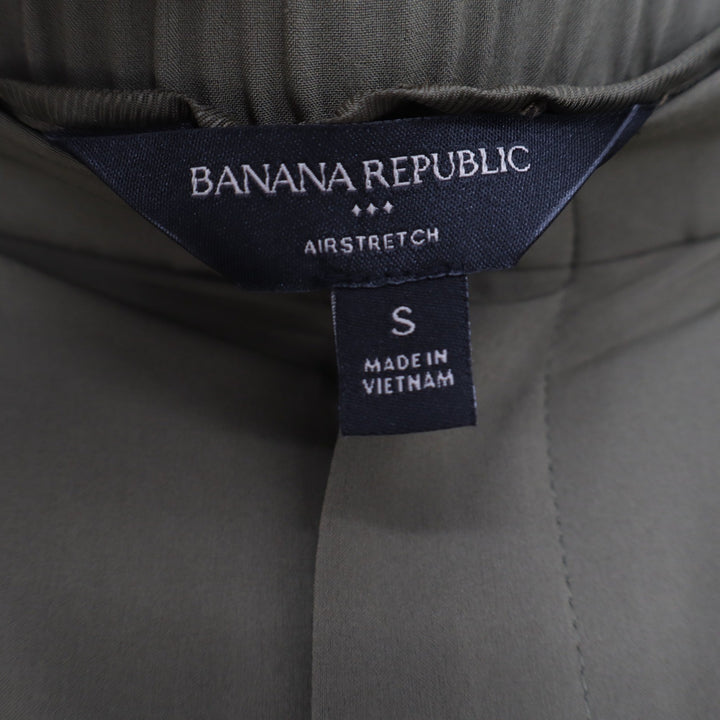Banana Republic Airstretch Tapered Pants Mens Small Olive Green