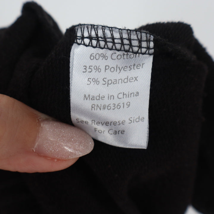 NYL New York Laundry Active Black Wide Leg Cropped Cargo Joggers Pants Size M