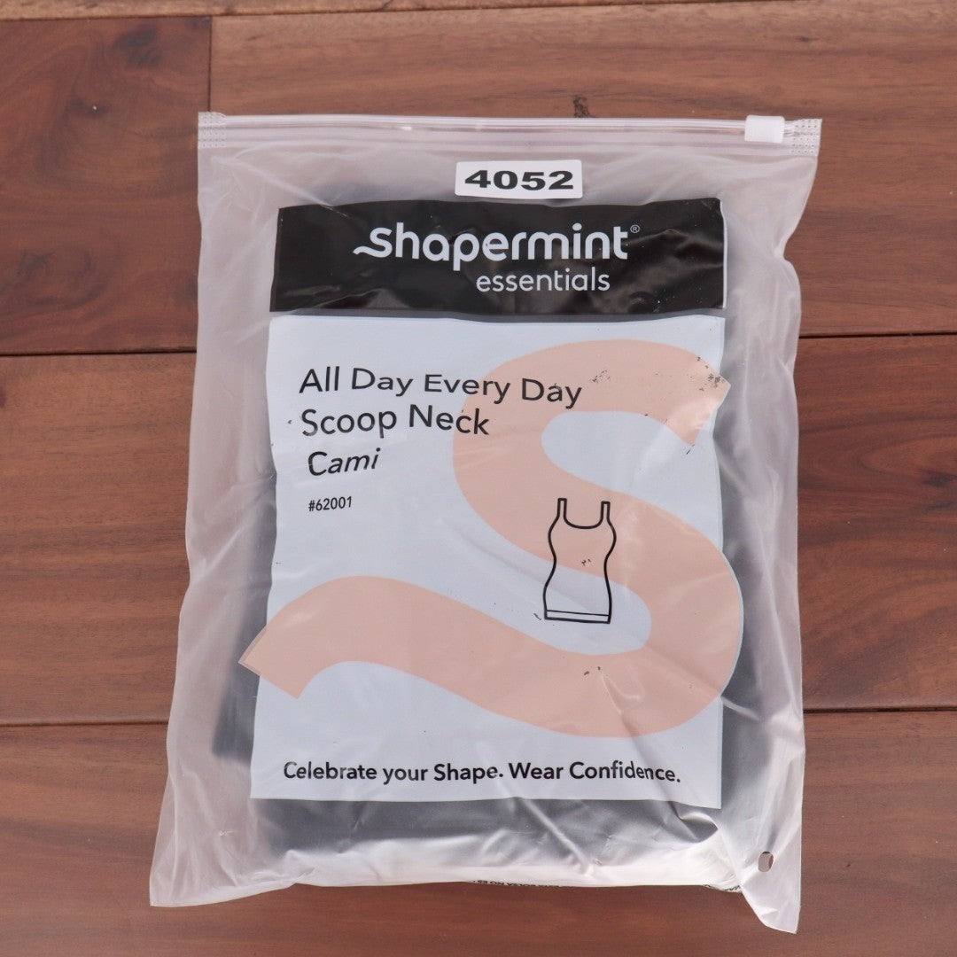 Shapermint All Day Every Day Scoop Neck Cami Womens 2XL Black Shapewear Stretch
