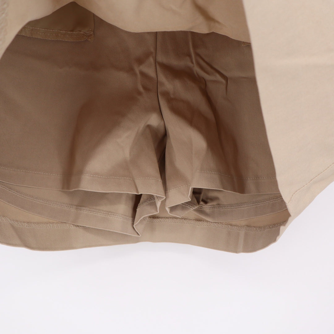 Attyre New York Skort Womens 12 Tan Stretch Pockets Excellent
