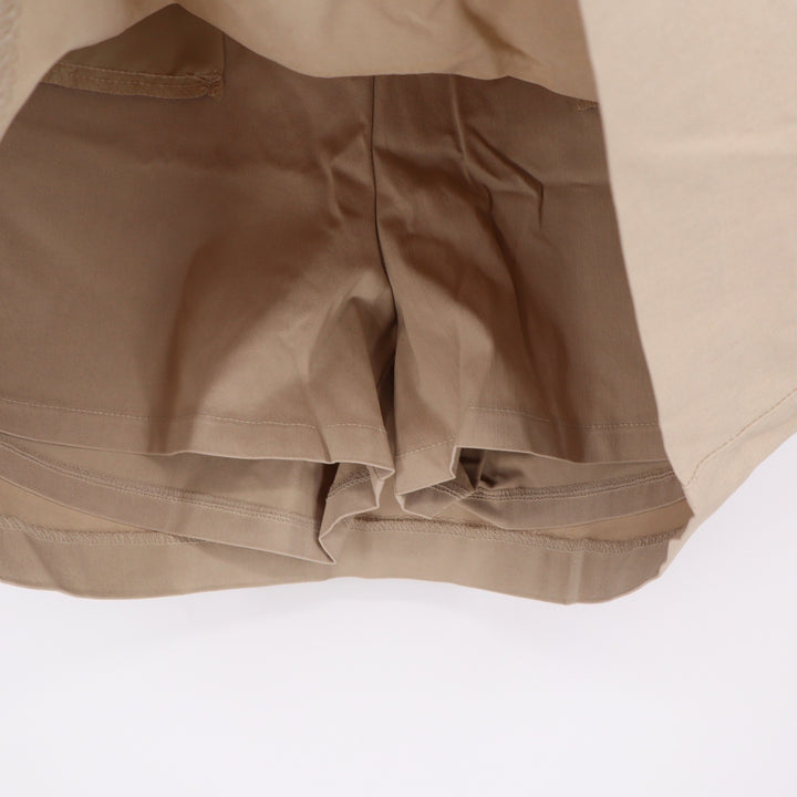 Attyre New York Skort Womens 12 Tan Stretch Pockets Excellent
