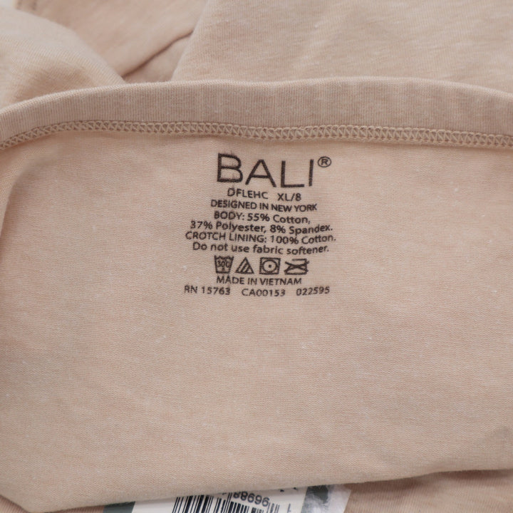 Bali Breathable Cotton Hi-Cut Panty Nude Beige DFLEHC XL/8 New