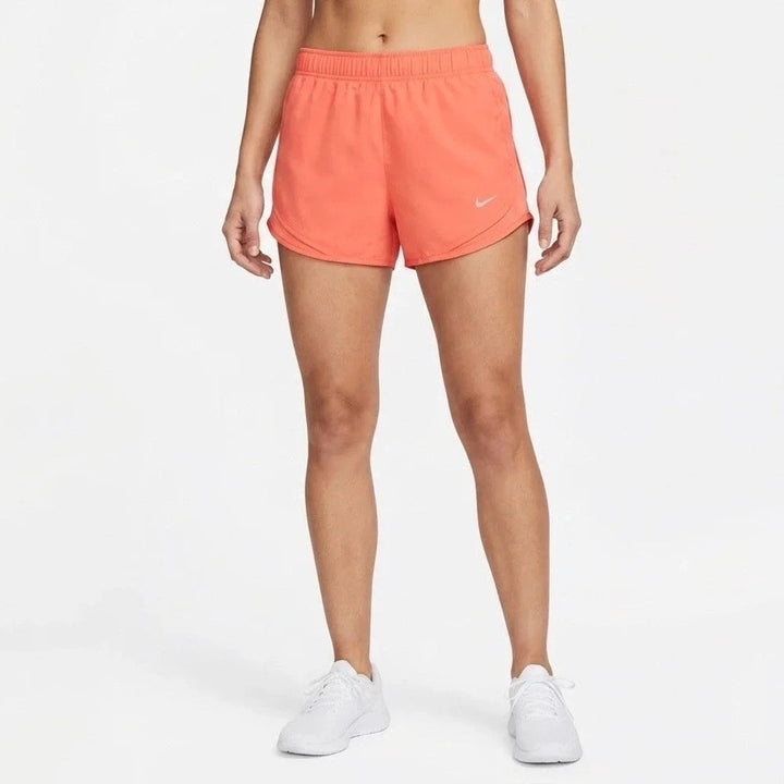 Nike Tempo Womens Dri-FIT Running Shorts Orange Medium
