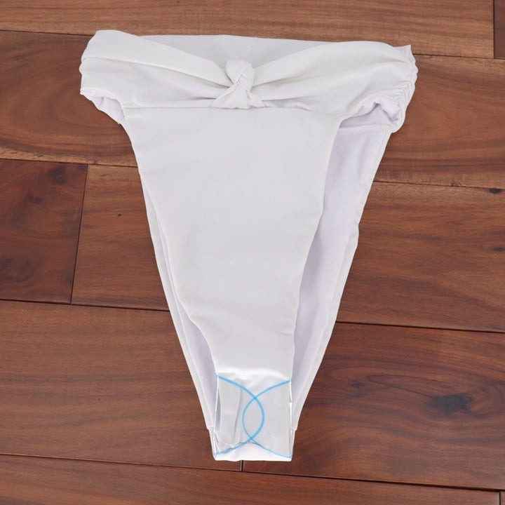 ASOS DESIGN White High Waisted Bikini Bottoms Size 4