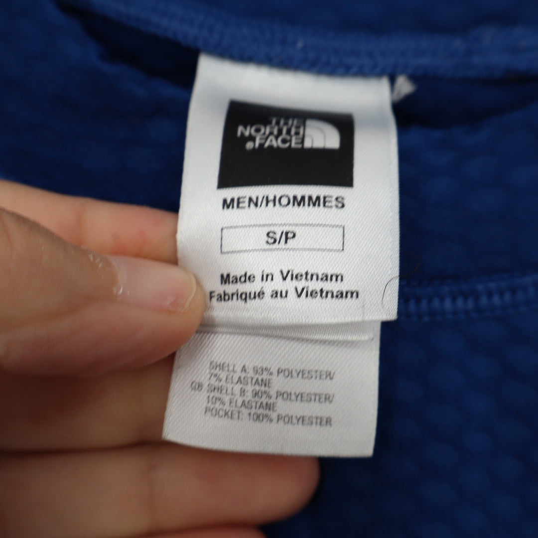 The North Face Flight Series Mens S Blue Grey Waffle Knit Long Sleeve Running