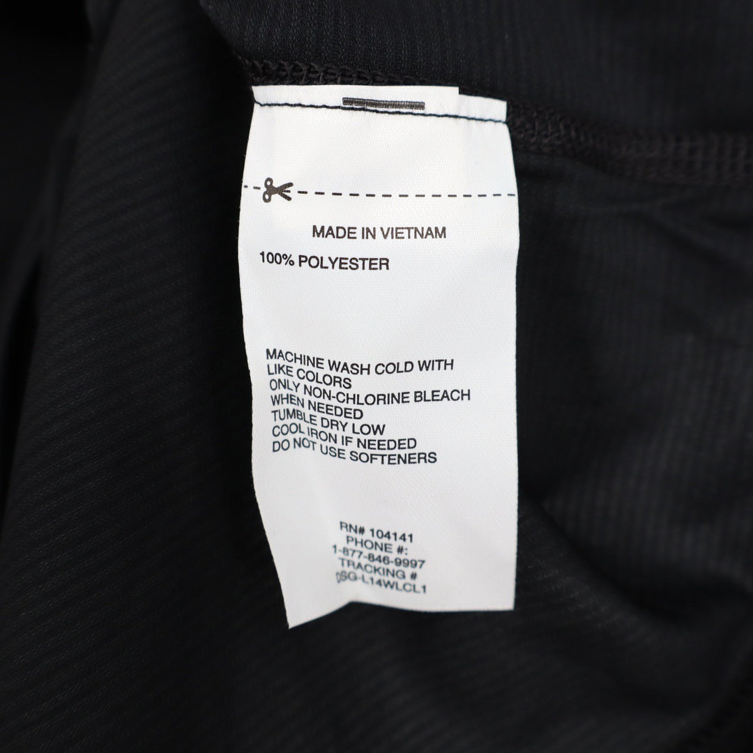 DSG Boys Movement Tee Pure Black Short Sleeve Athletic Shirt Size M 10-12 NEW