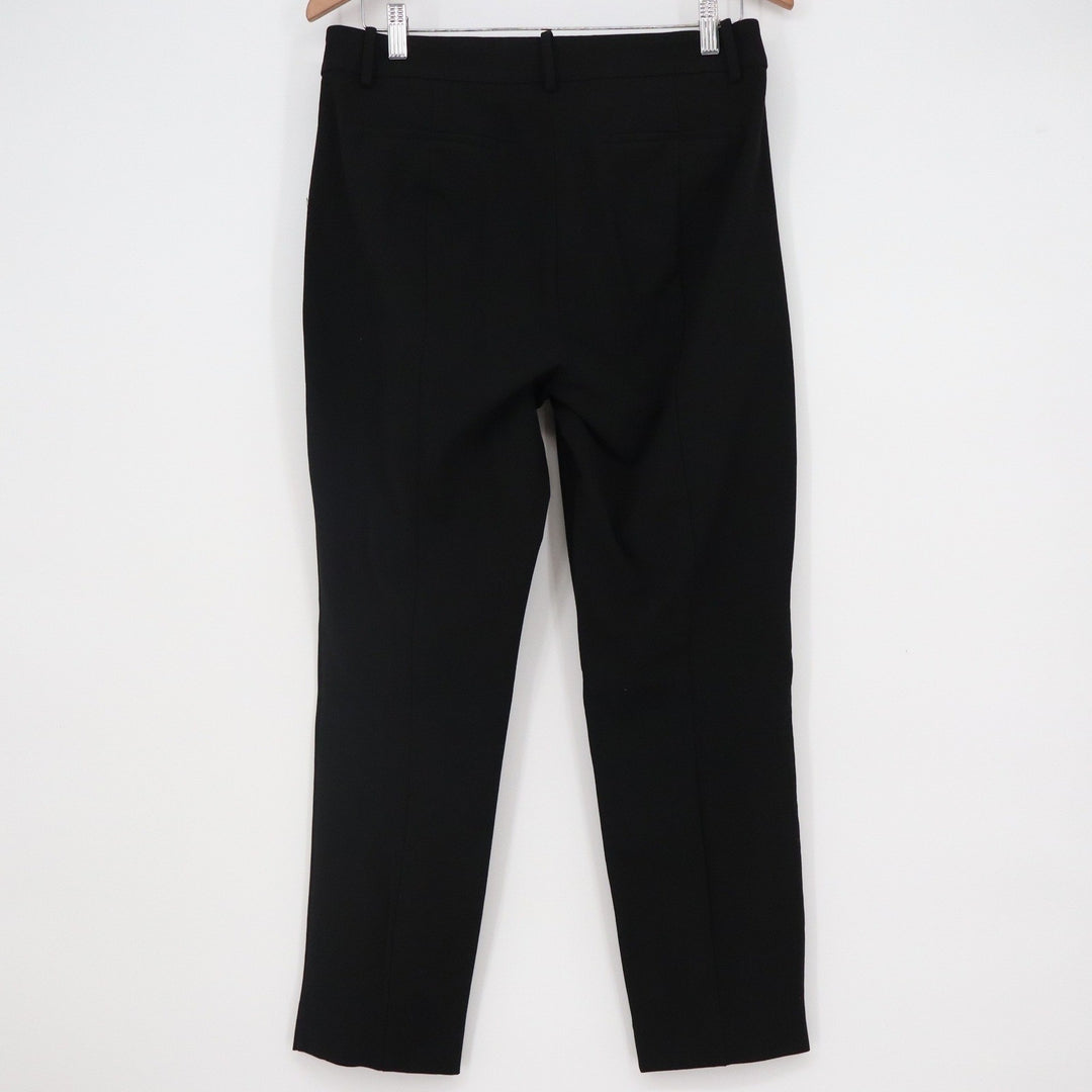 J.Crew Ruby Crop Pant Black Size 10 Slim Tapered Bi-Stretch Trousers