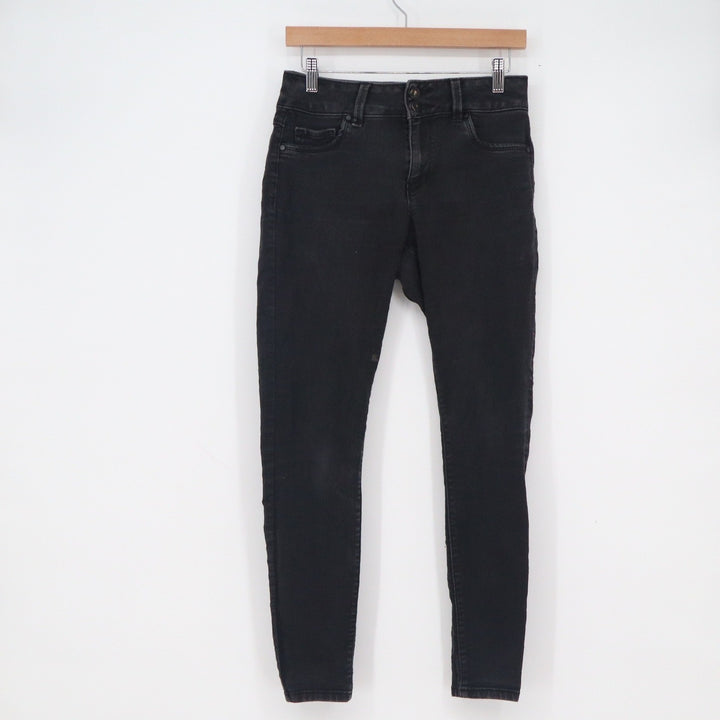 d.jeans Womens Black Skinny High Rise Stretch Denim Pants Size 6 RN 55356
