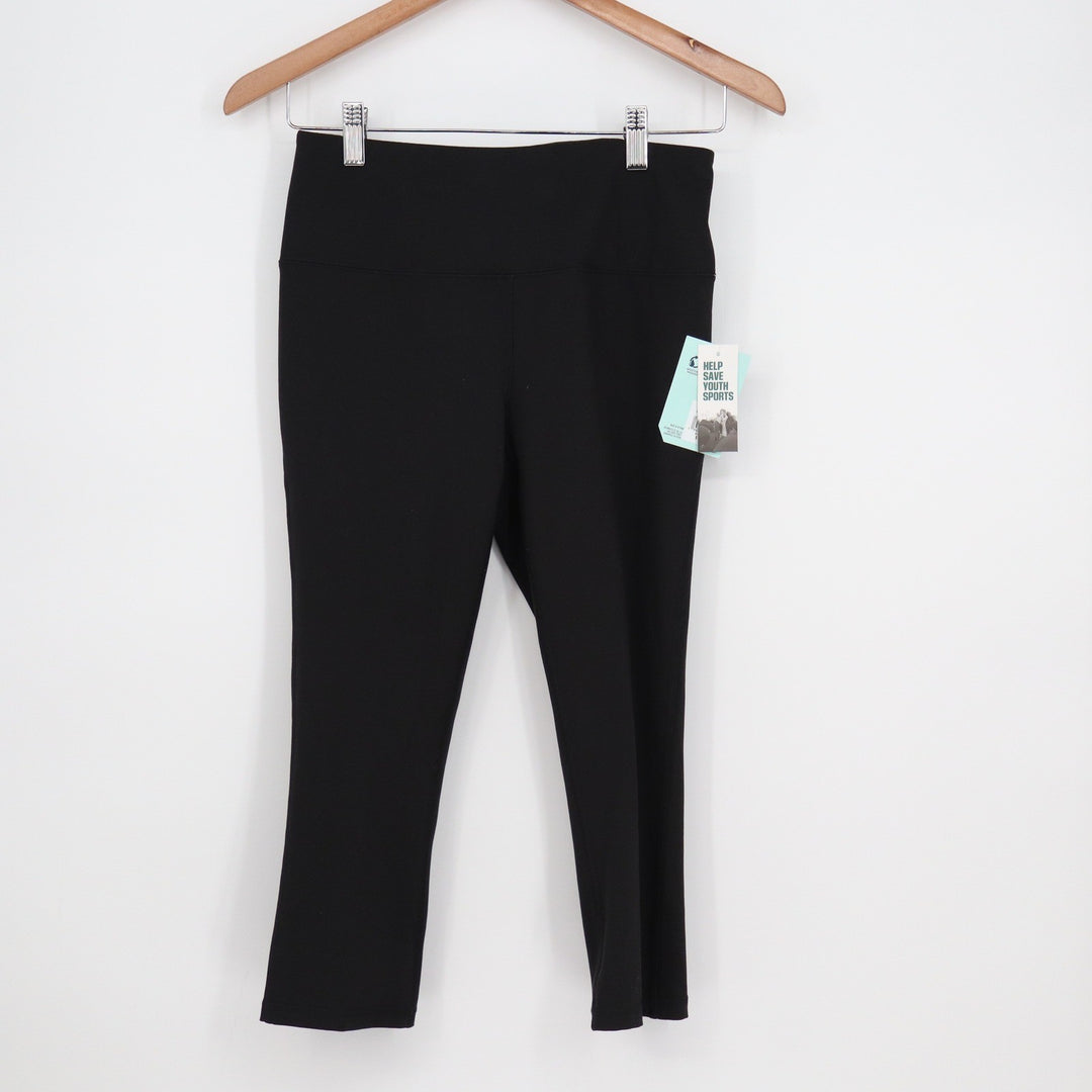 DSG Womens Momentum Capri Pure Black High Rise Leggings Small NEW