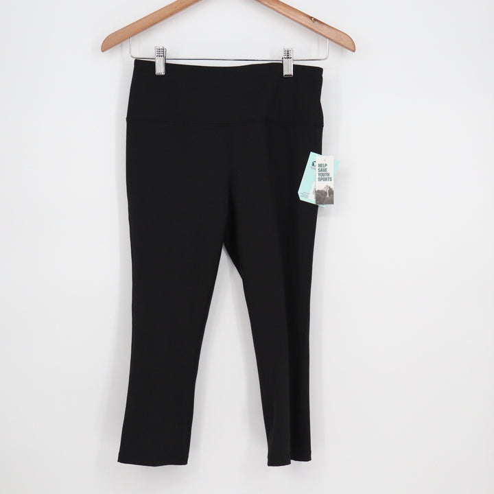 DSG Womens Momentum Capri Pure Black High Rise Leggings Small NEW
