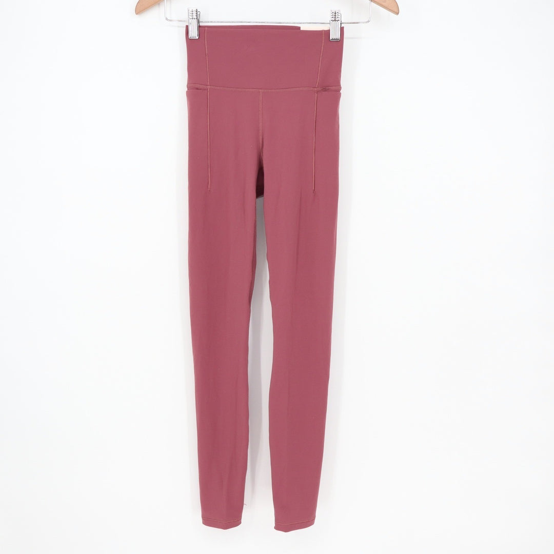Calia Inspire High Rise 7/8 Legging Mauveberry Womens XS New