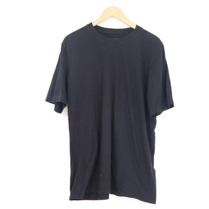 Jockey Mens XL Black Short Sleeve Crew Neck 100% Cotton T-Shirt Made in USA