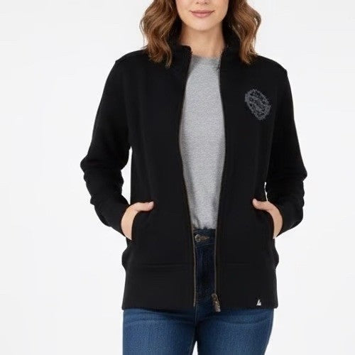American Giant Women's Mike Rowe Works Full Zip Fleece Jacket Size XL Made USA