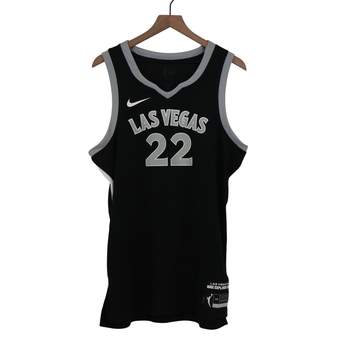 Nike Las Vegas Aces A'ja Wilson 22 Explorer Edition WNBA Jersey Black L