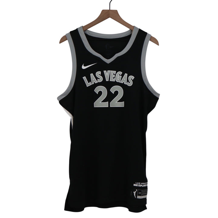 Nike Las Vegas Aces A'ja Wilson 22 Explorer Edition WNBA Jersey Black L