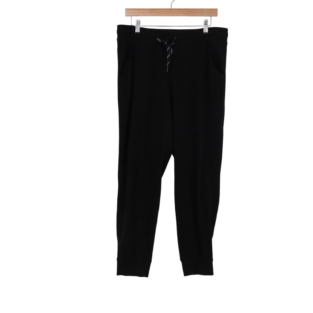 Marc New York Andrew Marc Mens XL Black Jogger Sweatpants Drawstring