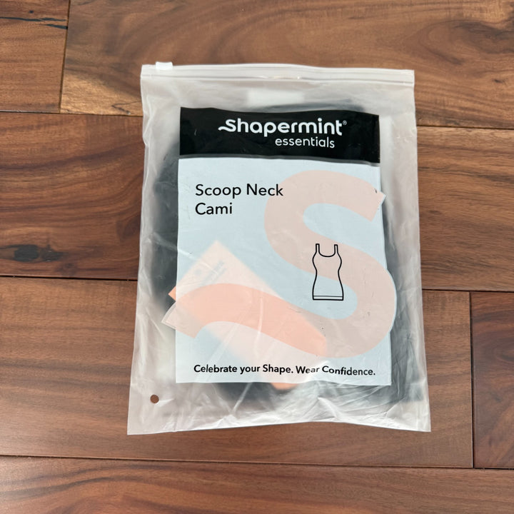Shapermint Essentials All Day Every Day Scoop Neck Cami Womens 3XL Black Stretch