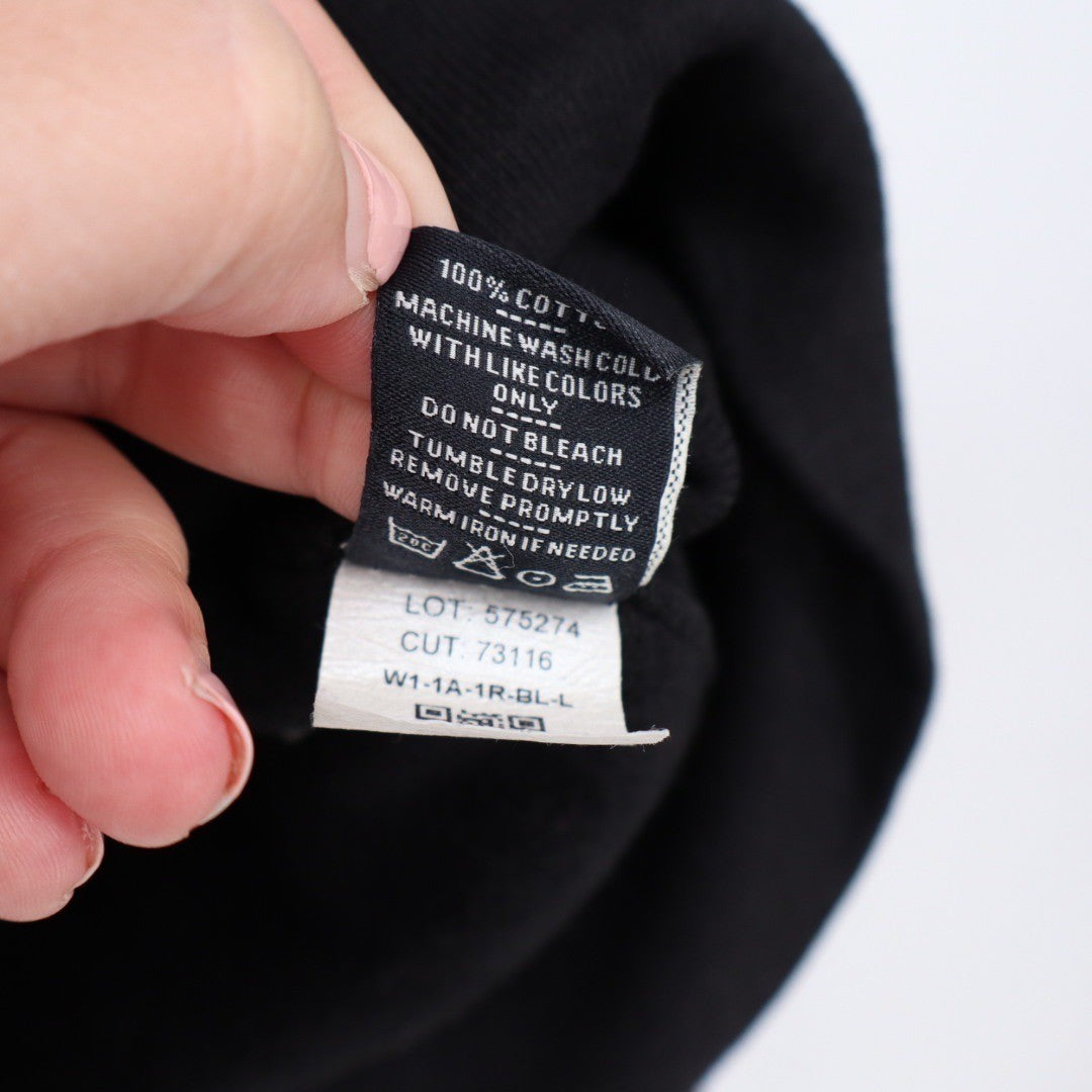 American Giant Sportswear Company Women's Black Cotton Full Zip Hoodie Size L