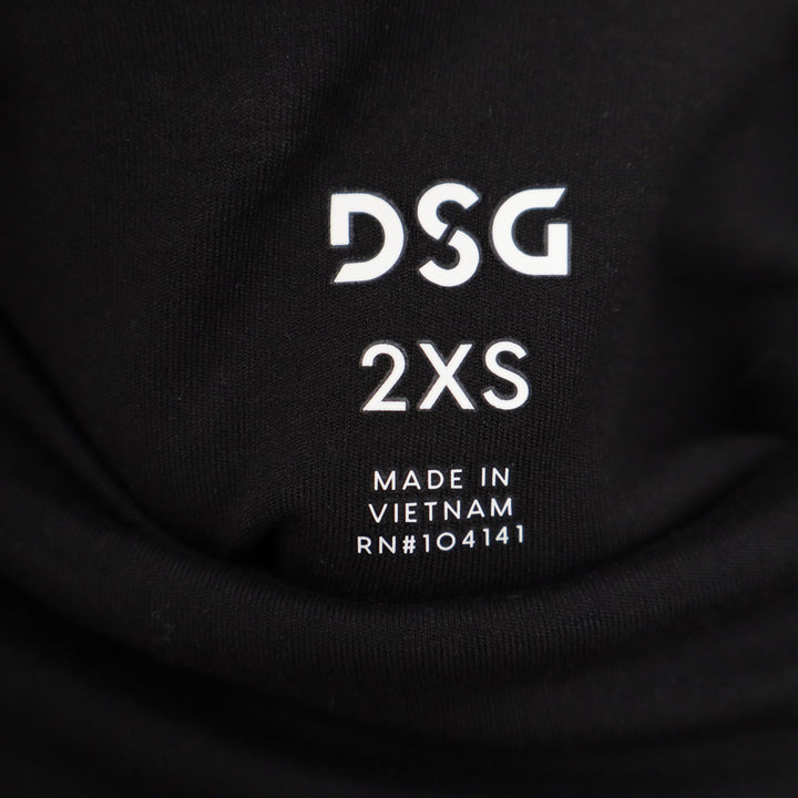 DSG Womens Momentum Crop Leggings Pure Black XXS New