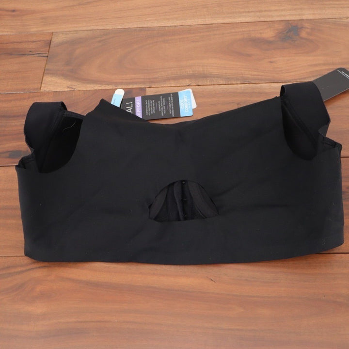 Bali One Smooth U Posture Bra Womens 36C Black Stretch Eversmooth Back Underwire