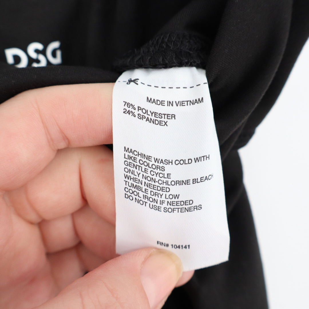 DSG Womens Momentum Capri Pure Black High Rise Leggings Size XXS