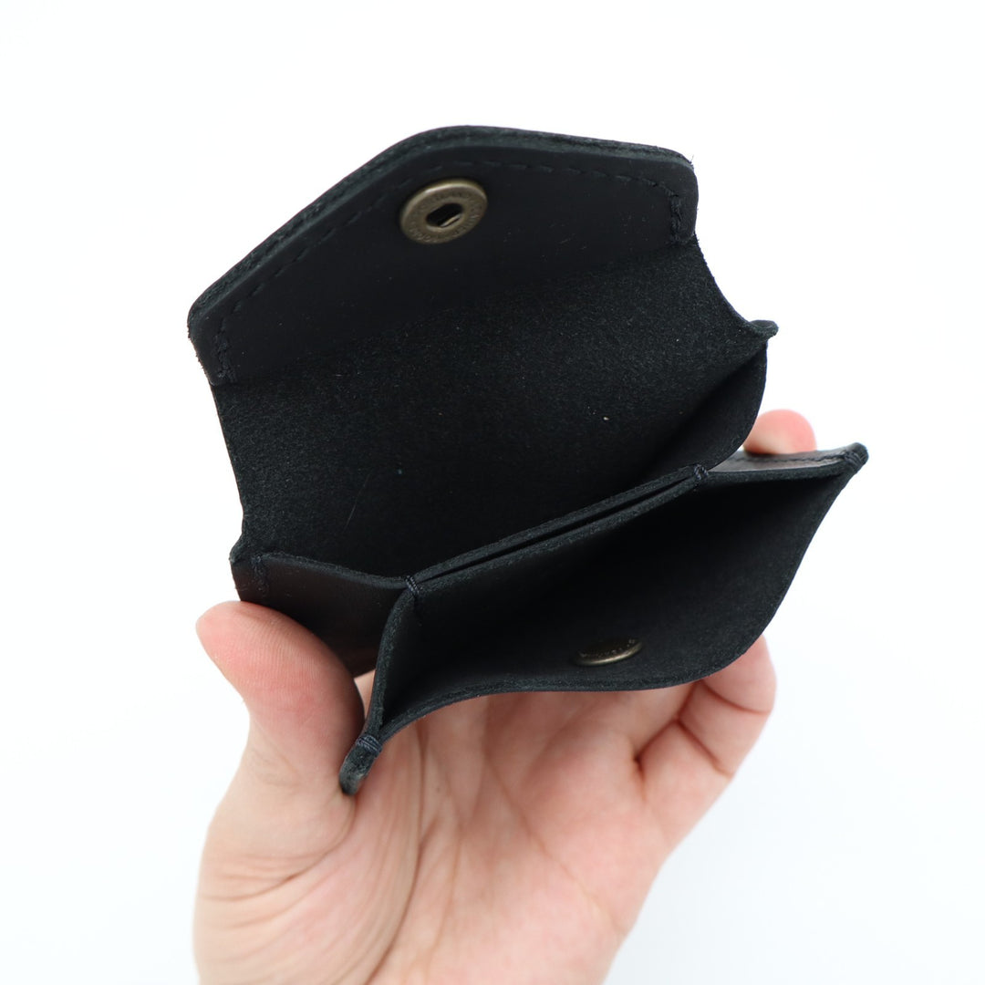 Portland Leather Goods Lovebug Womens Wallet Core Black 2 Spacious Compartments
