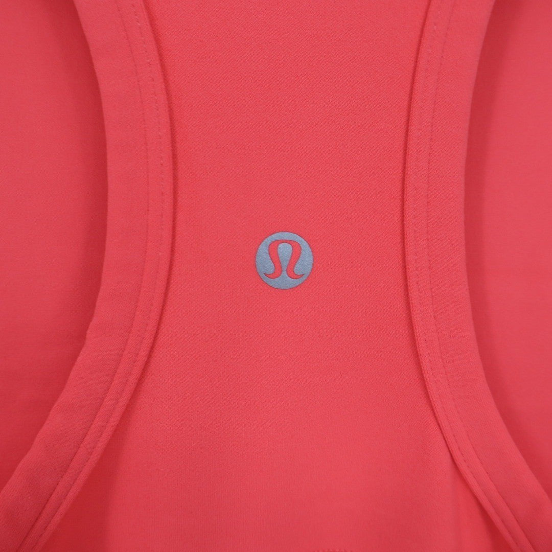 Lululemon Athletica Tank Top Coral Racerback Athletic Workout Size 6