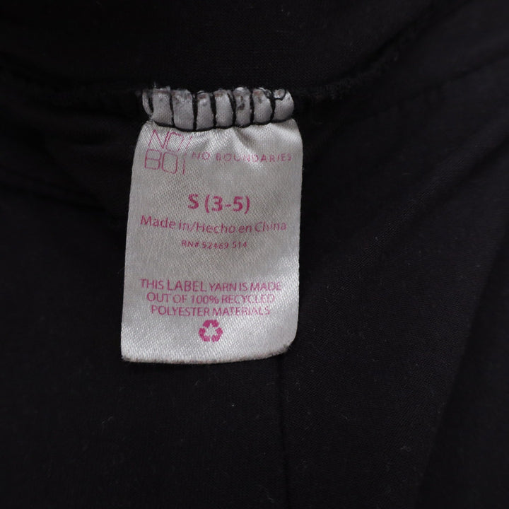 No Boundaries Black Flare Yoga Pants Small S 3-5 Recycled Polyester Athleisure
