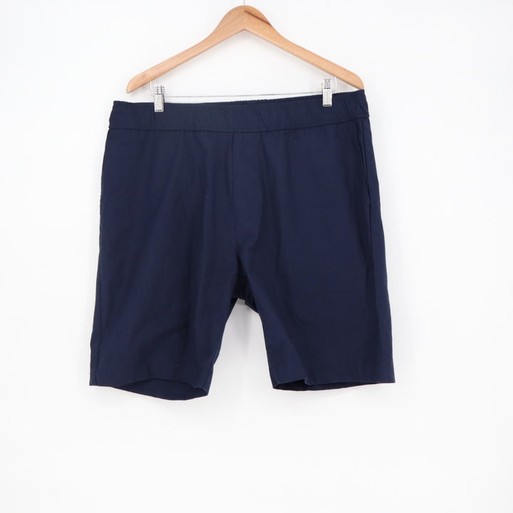 American Giant Sweatshorts Mens XL Blue Stretch Drawstring Waist Outdoor Wear