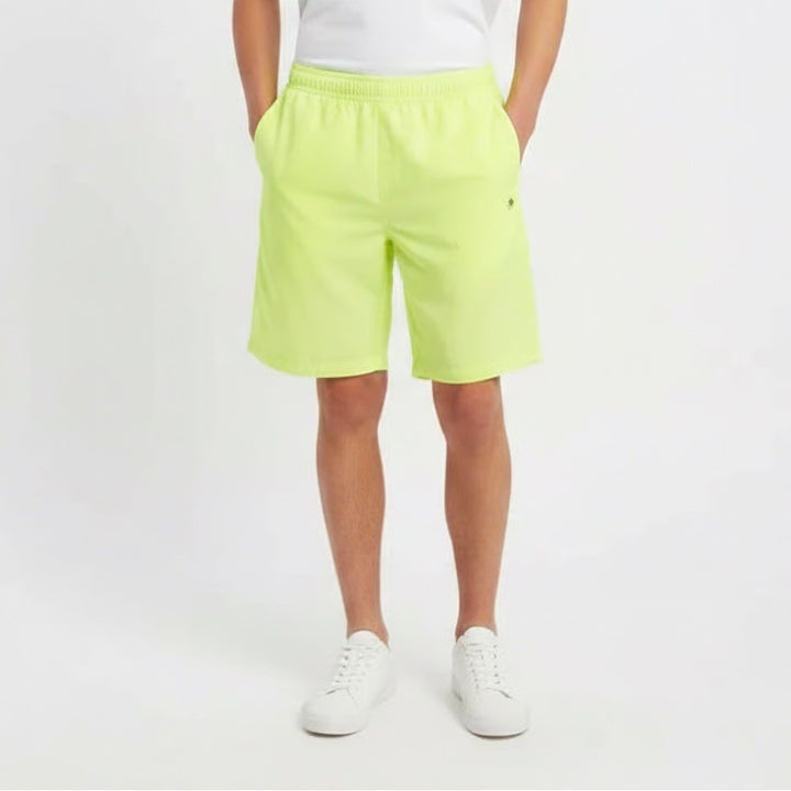 DSG Boys Agility Short XL 18 Light Lime Neon Yellow Moisture Wicking UV 50+ NEW