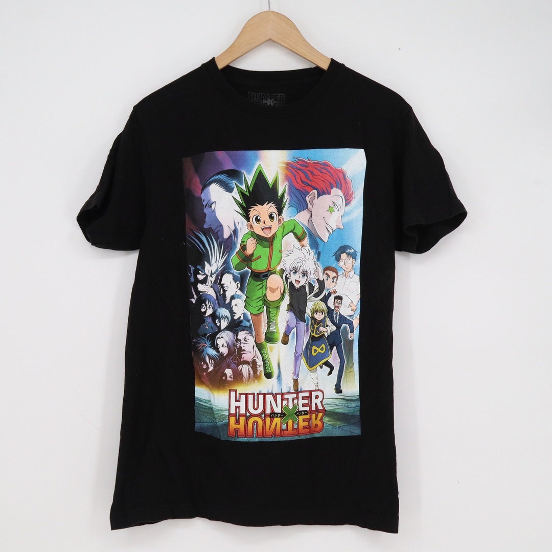 Hunter x Hunter Anime Graphic T-Shirt Mens Medium Black Gon Killua Hisoka Tee