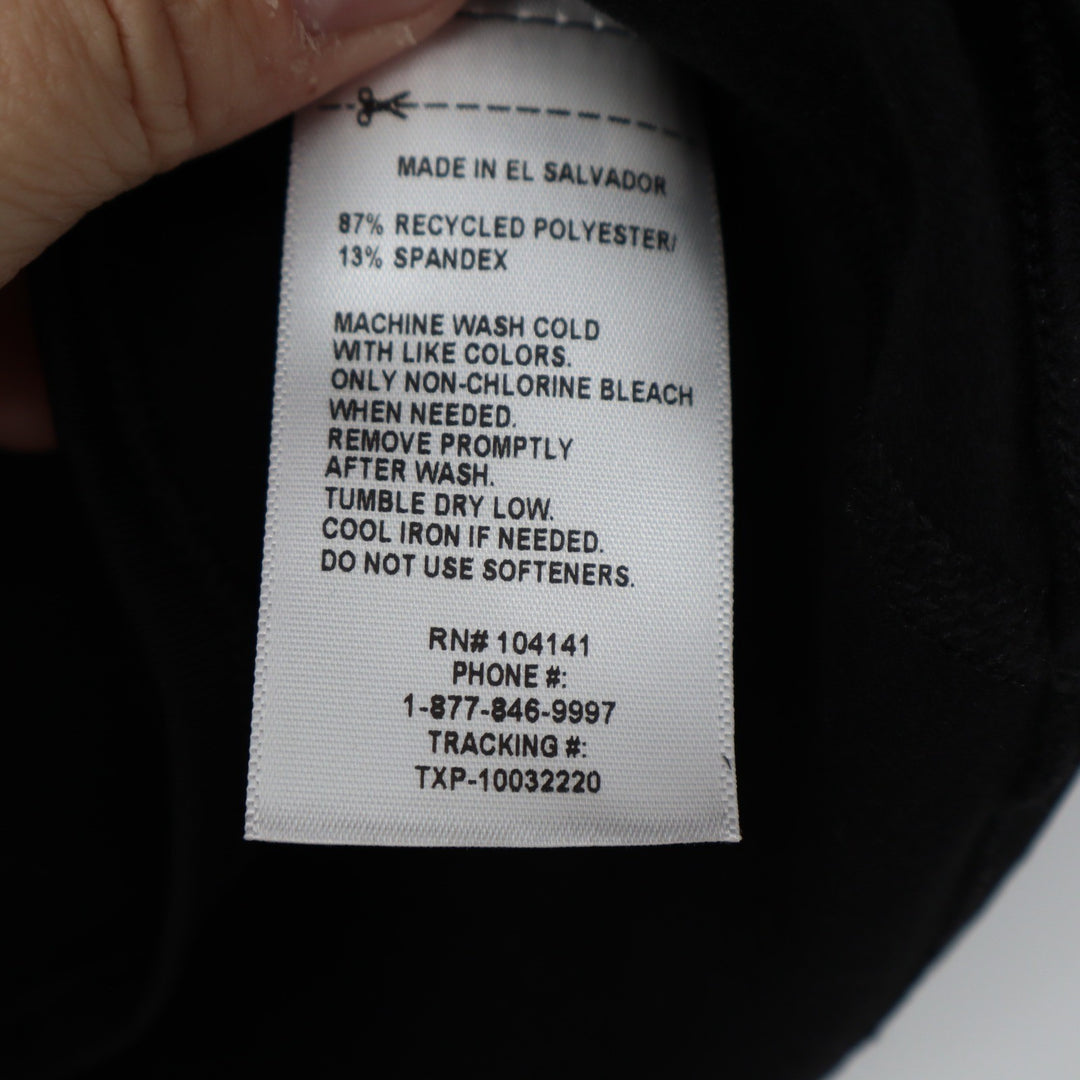 DSG Girls 2XS Black Cold Weather Compression Mock Neck Long Sleeve Top