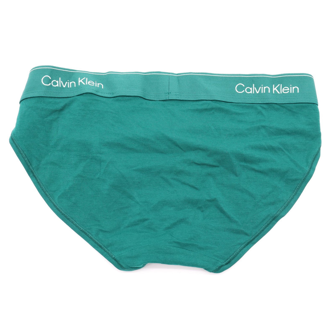 Calvin Klein Icon Bikini Panty Womens Small Blue Stretch Infinity Bond Waistband