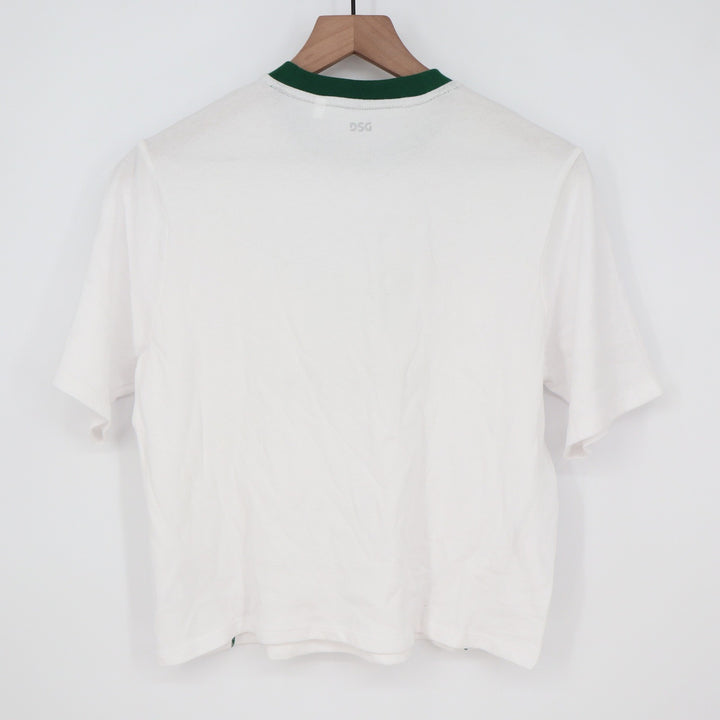 DSG Girls East Hampton Tennis Club Graphic T-Shirt White Green Size M 10-12