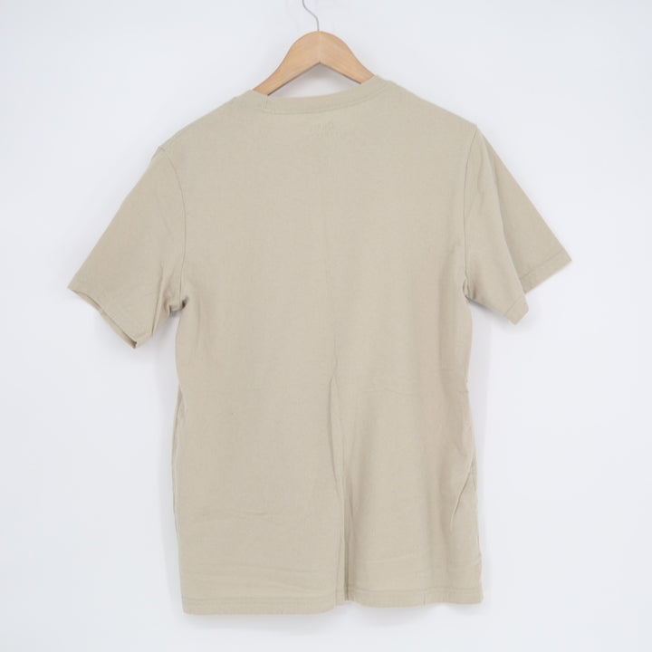 Chris Stapleton T-Shirt Mens Medium Beige Graphic Print Short Sleeve Crew Neck