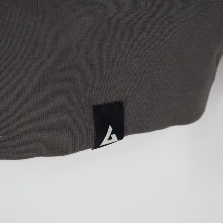 American Giant Hoodie Womens Medium Black Full Zip Cotton Logo Casual Drawstring