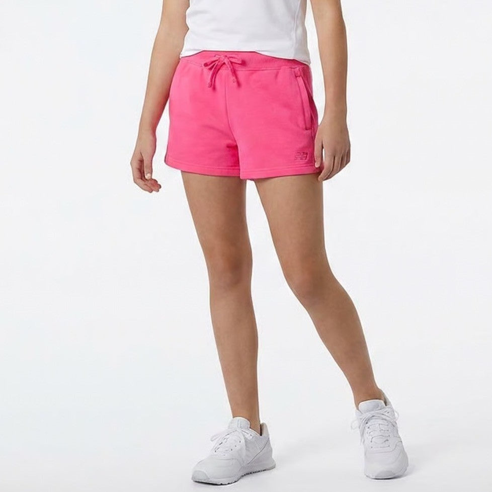New Balance Girls Dragon Berry Pink Athletic Shorts L 14/16