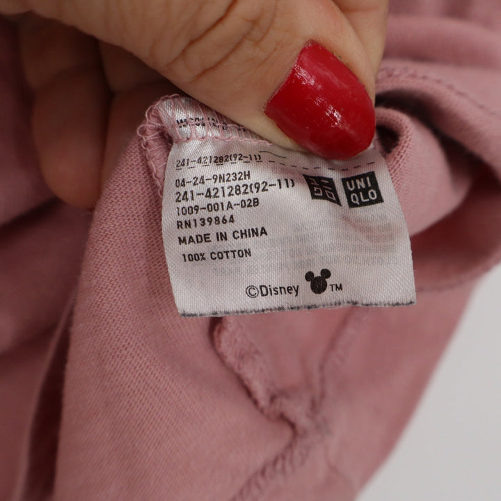 Uniqlo UT Disney Esther Kim Mickey Mouse Graphic T-Shirt Pink XL