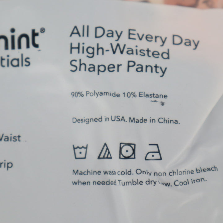 Shapermint Essentials All Day Every Day High Waisted Shaper Panty M/L Black