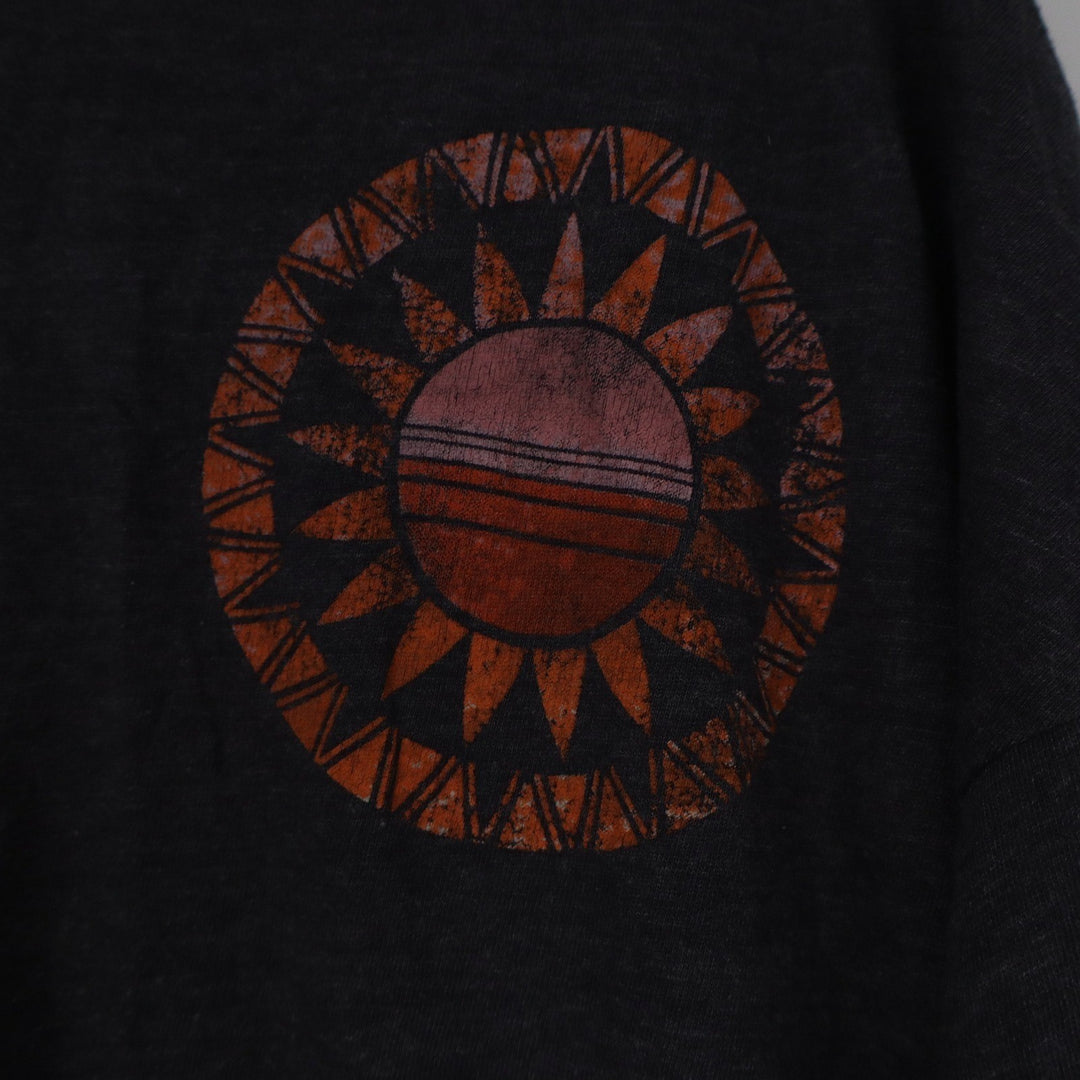 Wild Fable Womens Sunset Chaser Graphic T-Shirt Charcoal Gray Oversized Medium