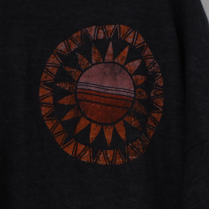 Wild Fable Womens Sunset Chaser Graphic T-Shirt Charcoal Gray Oversized Medium
